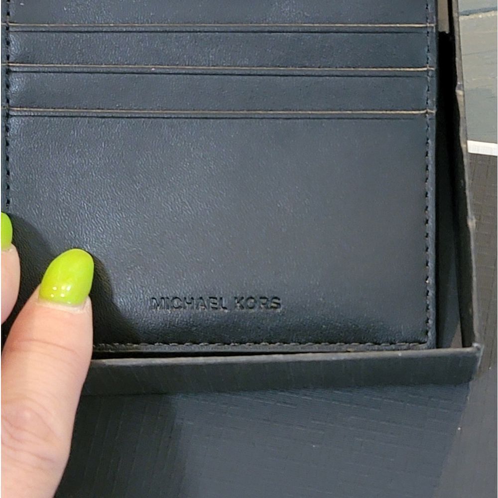ššALERT Michael Kors Men's BlackāJet Set Signature Andy Billfold Pocket - Picture 11 of 15